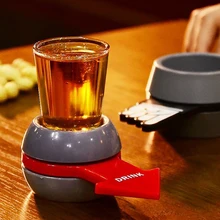 Стрелы палец поворотный стол игровое оборудование Питьевая игра Семейные друзья вечерние Juegos de mesa