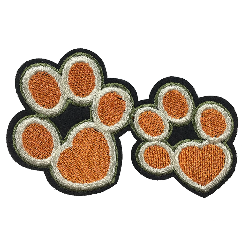 Lychee Life Dog Paw Print вышитые патчи разноцветные нашивки принадлежности ручной работы для пришивания на одежду сумки аксессуары