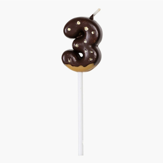 Cake Topper 0-9 Number Cake Decor Hocolate Biscuit Birthday Cupcake Decor Happy Birthday Decor Kids Boy Girl