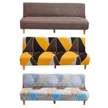 

Large Sofa Bed Cover Without Armrest Sofa Cover All-inclusive Non-slip Four Seasons Fabric Sofa Bed Universal Protective Cover