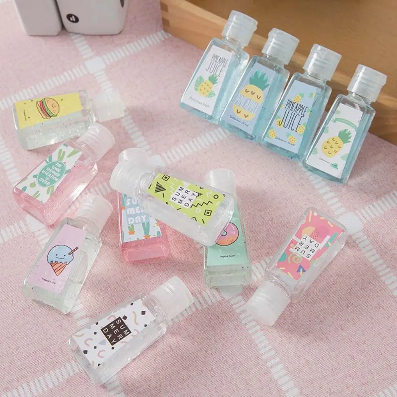 

Disposable Liquid Soap Lotion Portable Hand Sanitizer No Clean Detergent Cartoon