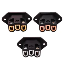 

HIFI Power AC IEC Inlet Socket Pure Copper Gold/Rhodium Plated Panel Mount Power Socket Audio Video Electrical Adapter Plug