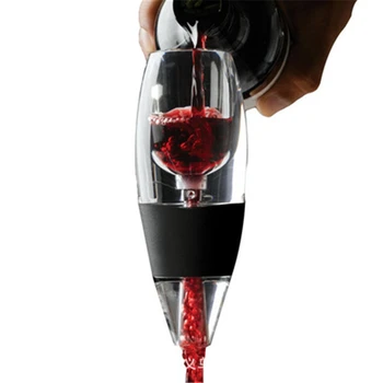

Red Wine Aerator Mini Filter Magic Decanter Wine Quick Aerator Wine Hopper Filter Bar Wine Decanter Wine Pourer for Family Party