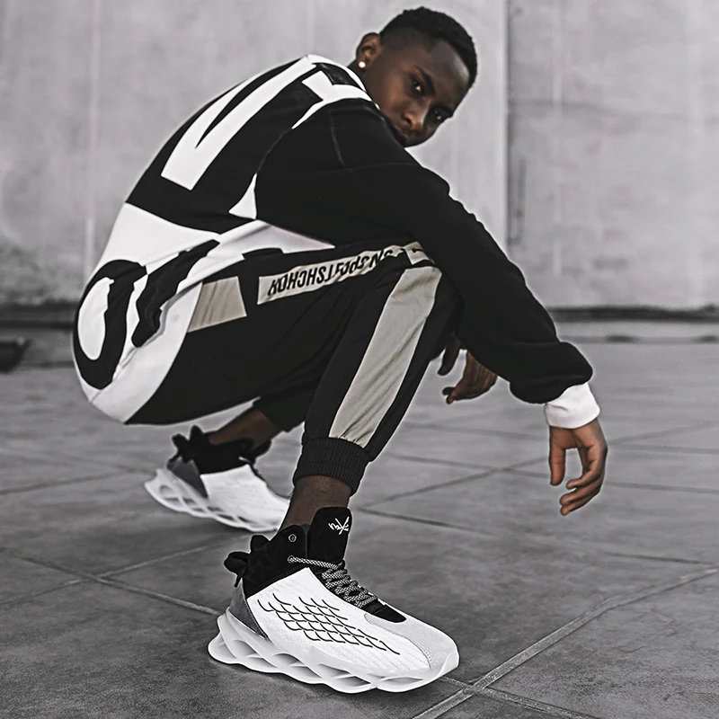 Casual Fashion Kanye West Shoes Men 4D 