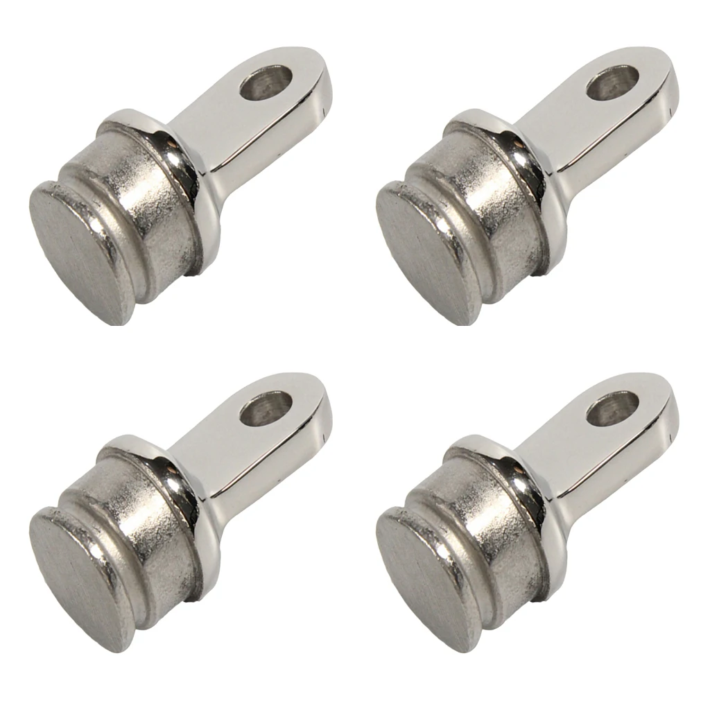 4Pcs 316 Stainless Steel Boat Bimini Top Inside Eye 25mm 1