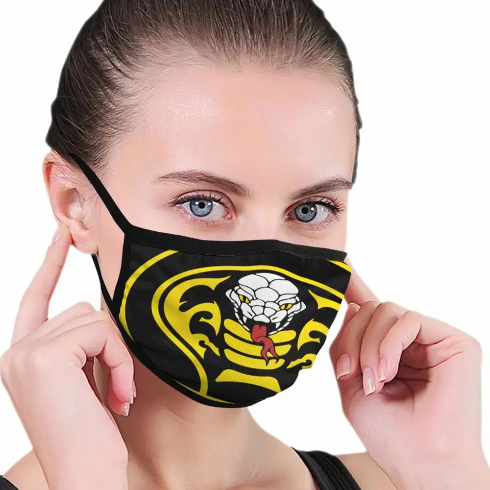 Cobra Kai векторная ткань маски для лица защитные lavables con filtro masque de protection lavable |