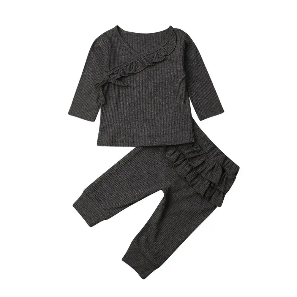 Kid Baby Girls Clothes Newborn Long Sleeve Top Pants Leggings Autumn Outfit Set