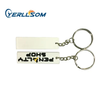 

High Quality Customized Peronalized 2D soft rubber keychain with custom shape for events K20053006