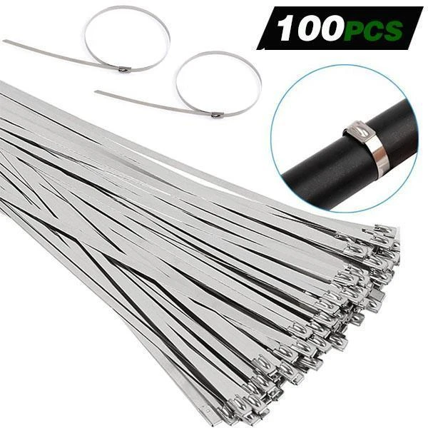 100Pcs/bag Self Locking Wire Cable Zip Multi-Purpose Wire Management Ties  Resistant Nylon Wraps Indoor Outdoor Cable Organizer - AliExpress