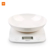 Xiaomi Mijia Youpin электронные кухонные весы 1 г Высокая точность до 5 кг Взвешивание ЖК-дисплей ABS здоровье