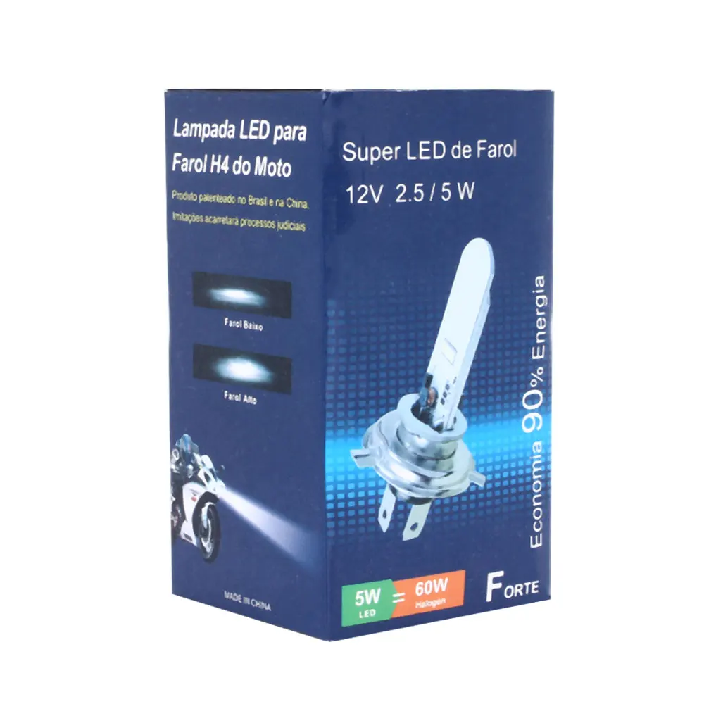 Vehemo H4 8000k 400lm 5 Вт Светодиодный противотуманный светильник головной светильник мотоциклетные лампочки для мотоцикла прочный налобный фонарь автомобильный супер яркий светильник ing