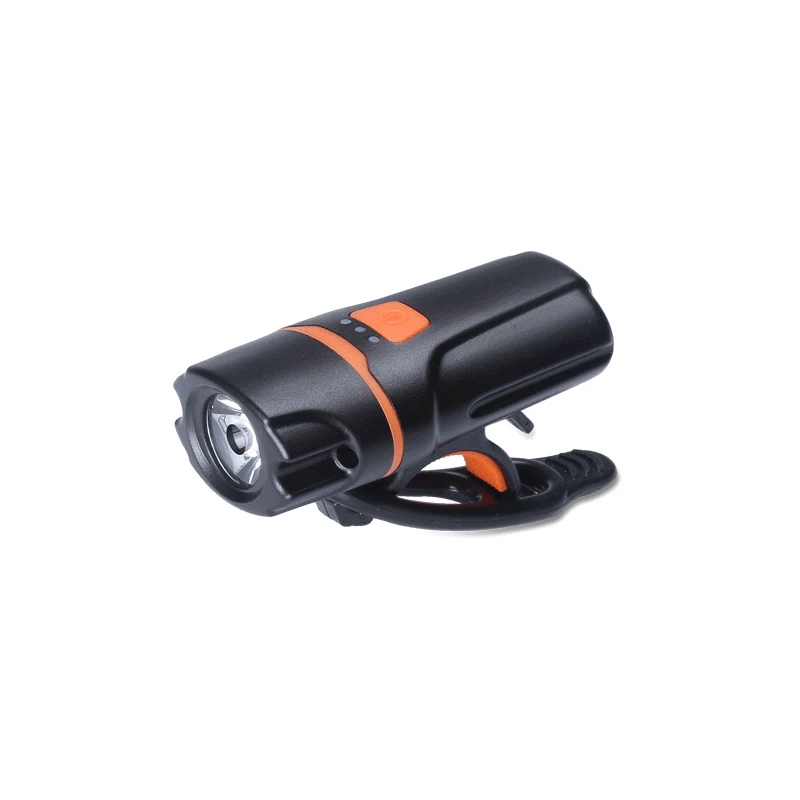 Черный MTB велосипед светильник непромокаемые USB Перезаряжаемые светодиодный MTB переднего фонаря ламповый патрон светильник ультра светильник вспышки светильник велосипедный фонарь велосипедные аксессуары - Цвет: Черный