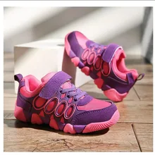 Детская прогулочная обувь для мальчиков и девочек, спортивная обувь для бега, повседневные дышащие кроссовки с мягкой подошвой