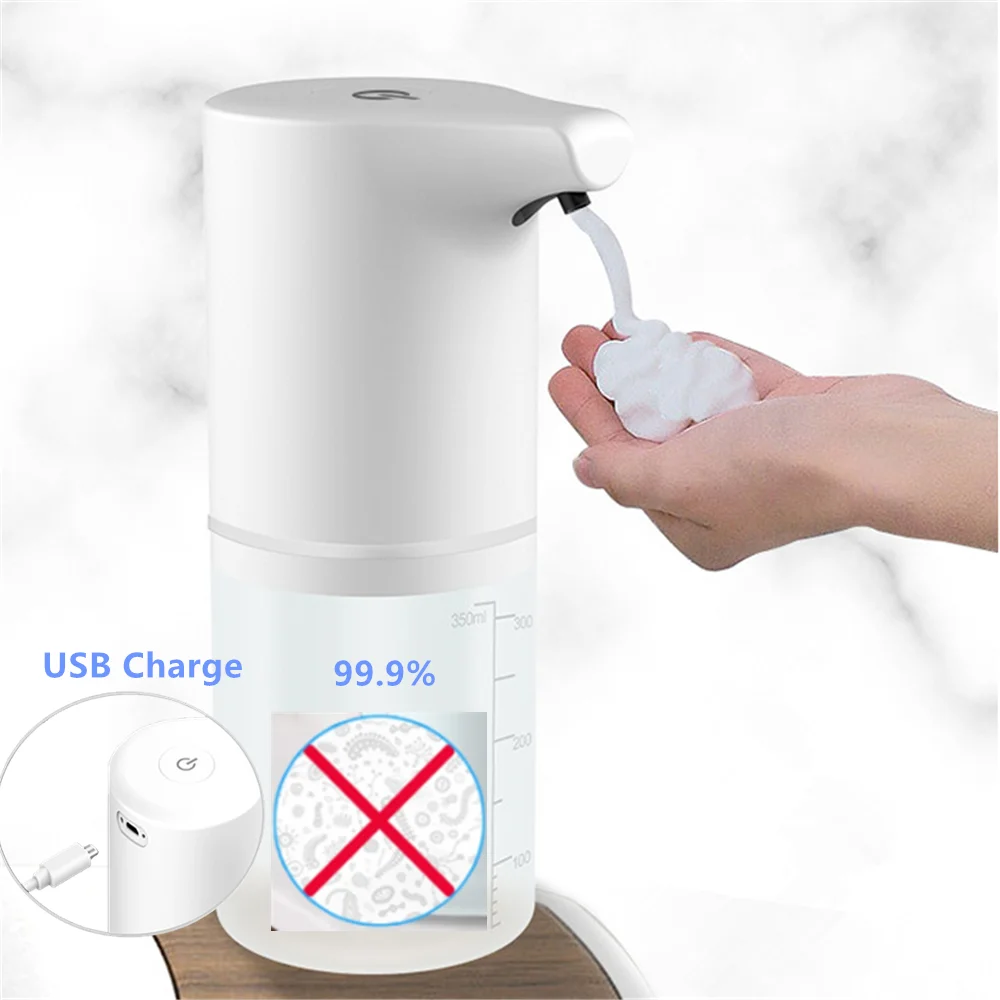 

Touchless Automatic Soap Dispenser USB Charging Smart Foam Machine Infrared Sensor Foam Soap Dispenser Hand Sanitizer Bathroom