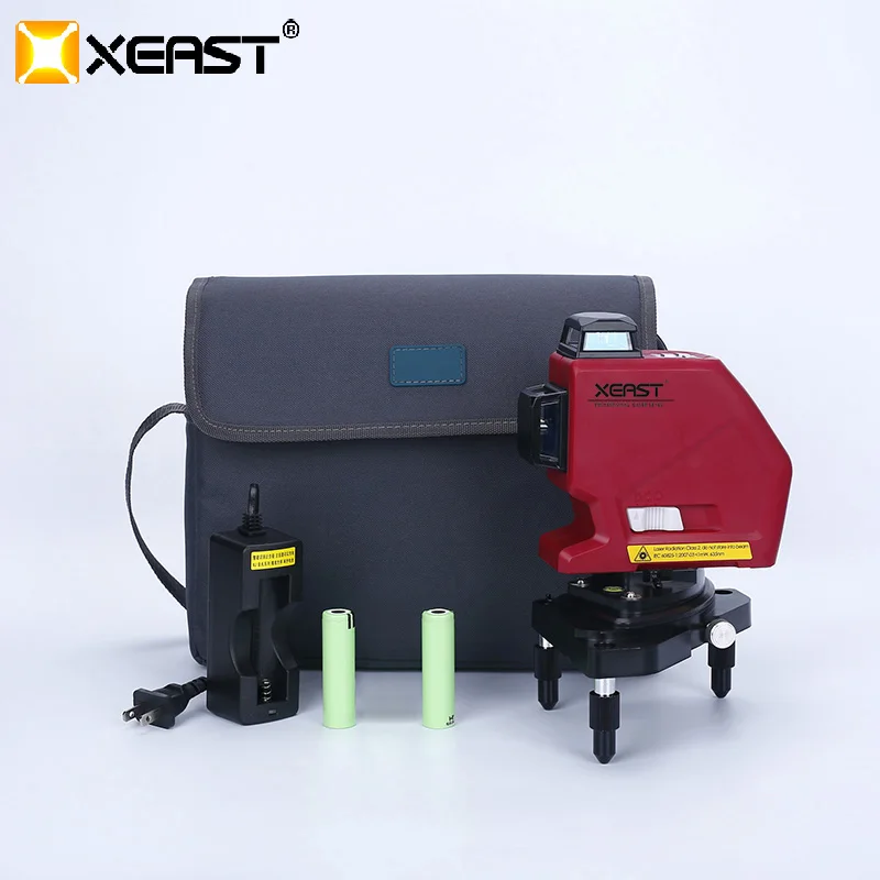 Профессиональный 3D лазерный уровень XEAST 12 линий самонивелирующийся на 360