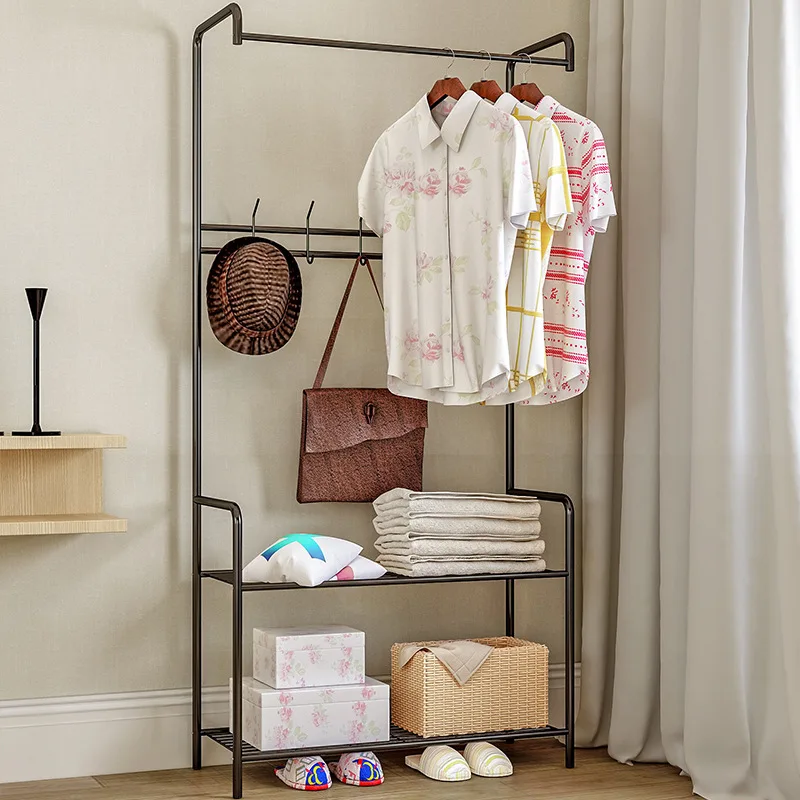 

Hallstand Floor Bedroom Hanging Simplicity Clothes Hanger Clothes Rack Household Economical Simplicity Creative Storage Rack
