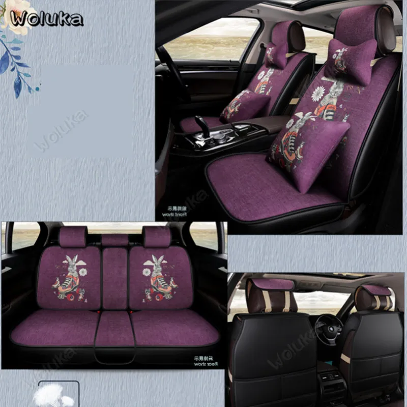 世界どこでも無料発送 ネック背もたれカーシートカバーセットフロント後列 5 Seater マット四季車パッドユニバーサルシートクッション Cd50 Q01 予約販売 Dev Andrewpickettlaw Com