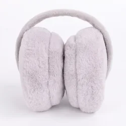 Nova pele cor sólida senhoras earmuffs outono e inverno quente e confortável unisex esqui pele fones de ouvido casque antibruit bonito