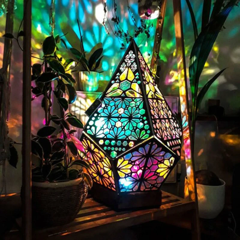 

New Design Floor Lamp Plastic Bohemian Light Bohemian Style Decor Gift for Home Garden Indoor Lighting Dropshipping