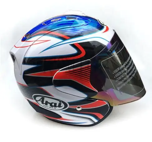 Новое поступление для ARAI R3 мотоциклетный шлем половина шлем открытый шлем гоночный шлем 11