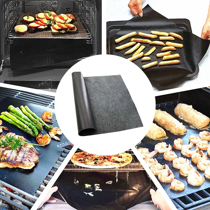 

NUBECOM BBQ Grill Pad Oil Repellent Flame Retardant Mat Anti Skid For BBQ Outdoor Camping Stove Cushion Barbecue Accessories