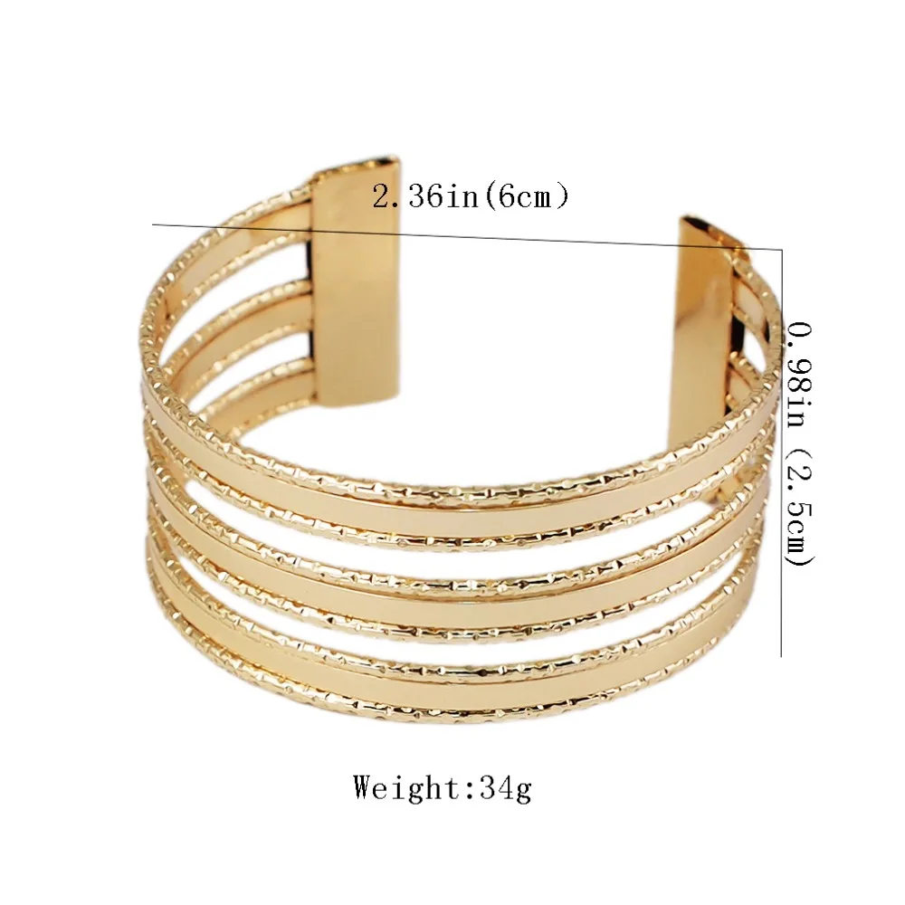 MANILAI Панк Сплав крыло манжета браслет для женщин ювелирные изделия золотой цвет металлический жесткий браслет Шарм модные аксессуары