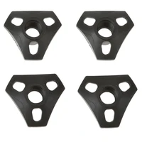 4 Pieces Trekking Poles Hiking Poles Touring Basket with Thread Ski Poles 2