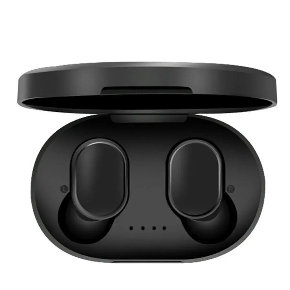 A6S беспроводные наушники для Airdots наушники Bluetooth 5,0 TWS наушники с шумоподавлением микрофон для iPhone huawei samsung Xiaomi Redmi - Цвет: Black