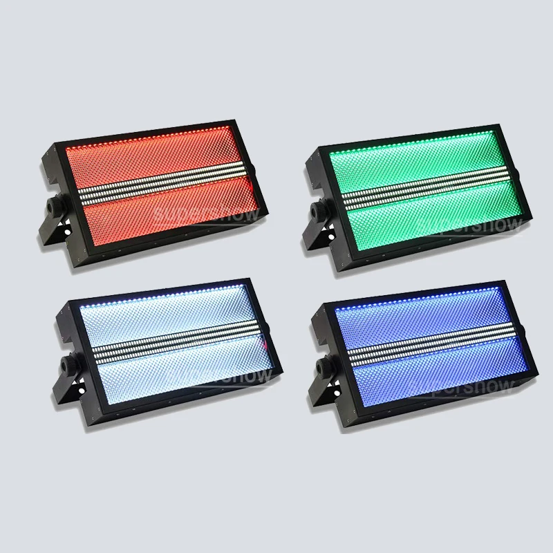 Концертный и диджейский стробоскопический светильник RGB 3в1 Светодиодная лампа для мытья стробоскопа 2в1 с разноцветными микс