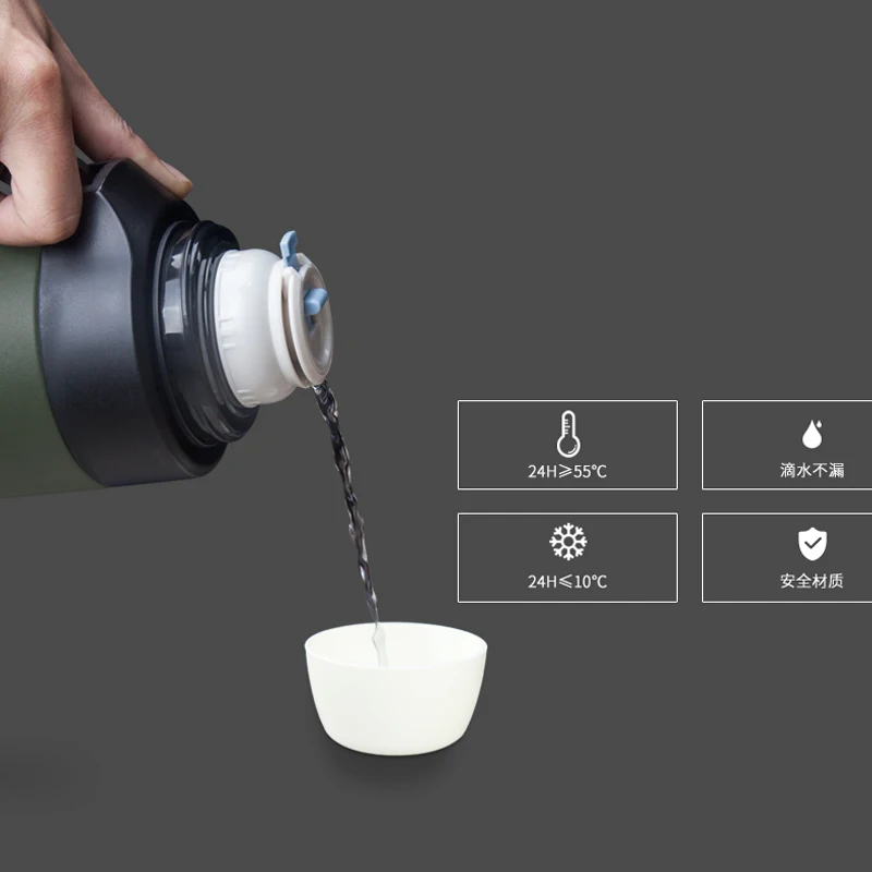 FEIJIAN 1.2L/1.5L термос бутылка термосы Термокружка для путешествий на открытом