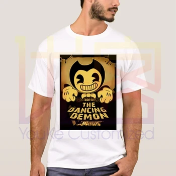 

Newest 2020 Summer Bendy And The Ink Machine Logo 100% Cotton Crewneck Popular T Shirt Homme Tops Tees S-4XL