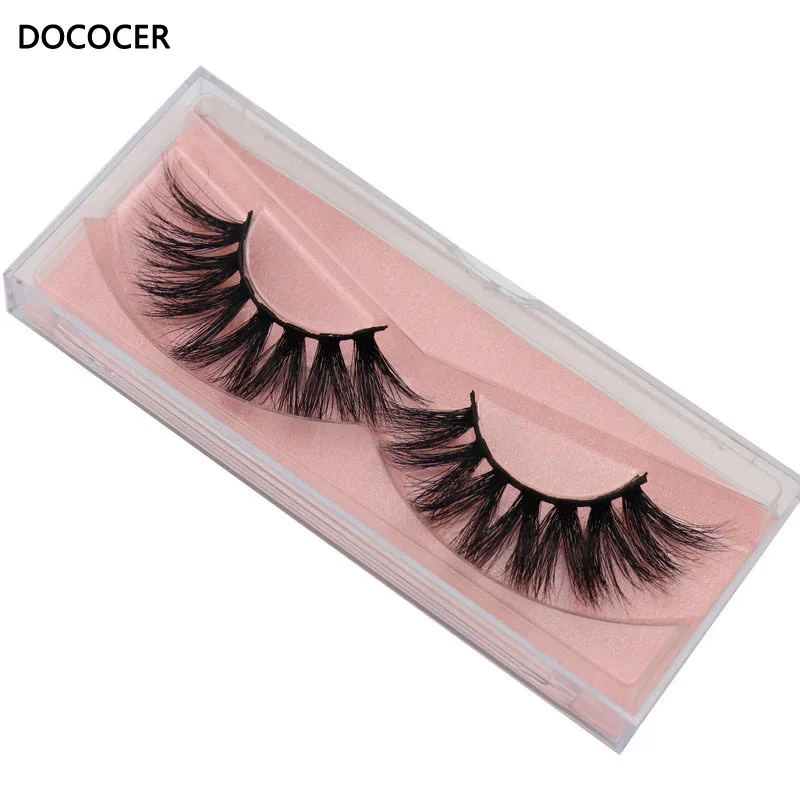 

DOCOCER 3D Mink Eyelashes 100% Cruelty free Handmade Mink Lashes Full Strip Lashes Soft False Eyelashes Makeup Lashes