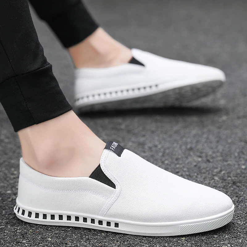 men's canvas breathable board casual shoes