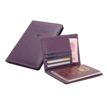 

Maison Fabre Leather Passport Neutral Multi-purpose Travel Passport Leather Wallet Tri-fold Document Organizer Holder