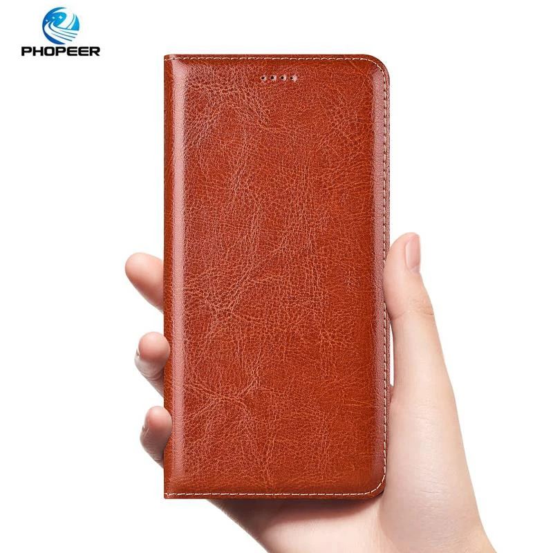 Роскошный чехол из натуральной кожи для Lenovo S90 P70 P780 K80 P90 Vibe Shot Z90 Crazy Horse откидной