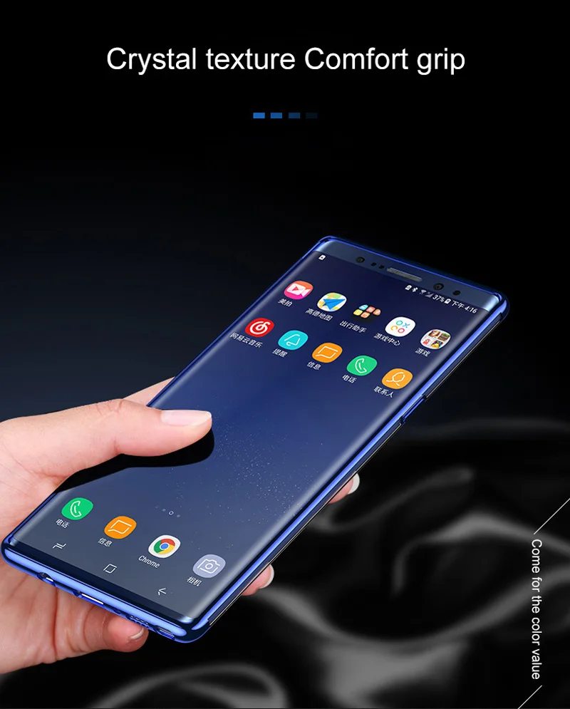 Мягкий прозрачный чехол для samsung Galaxy S6 S7 Edge S8 S9 Plus Note 8 9 силиконовый ультра тонкий чехол для задней панели сотового телефона Корпус Coque