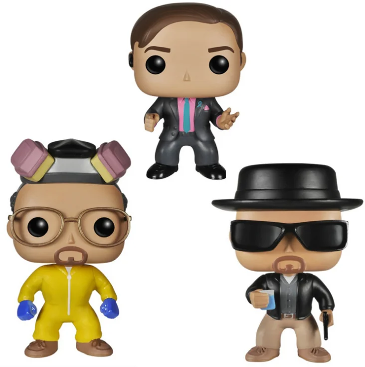 

FUNKO POP Breaking Bad HEISENBERG SAUL GOODMAN Vinyl Action Figures Collection Model Toys