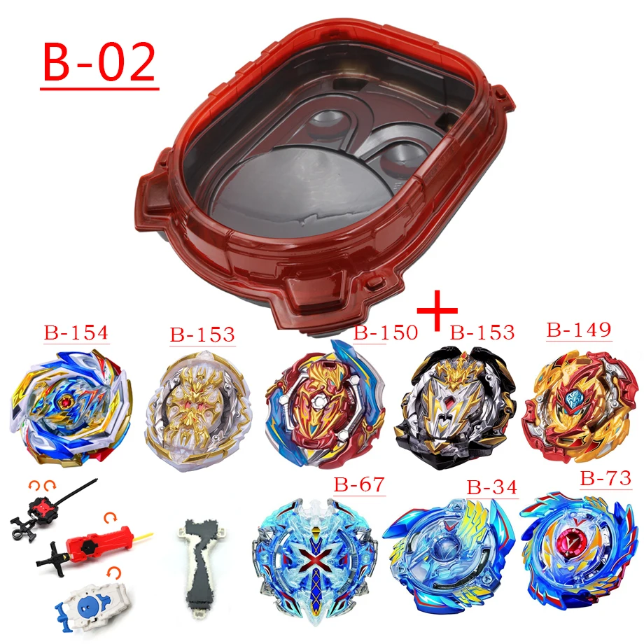Полный стиль Beyblade Burst B-149 B-153 игрушки Арена Bey Blade Launcher Bayblade Bable Drain Fafnir Phoenix Blayblade - Color: B02