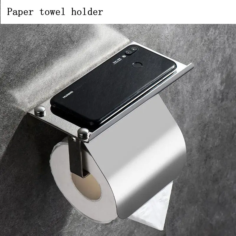 

Stainless steel dual-use toilet storage tissue box bathroom waterproof hand towel box toilet water-proof paper towel holder