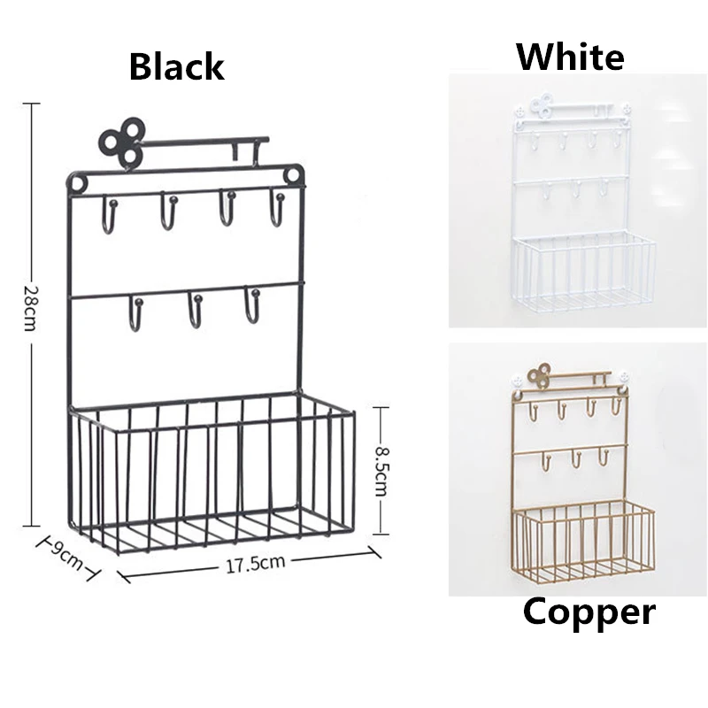 Железная настенная полка DIY склад-хралилище подставленное к стене стойка для организации спальни кухни дома детской комнаты Органайзер украшение для мебели держатель