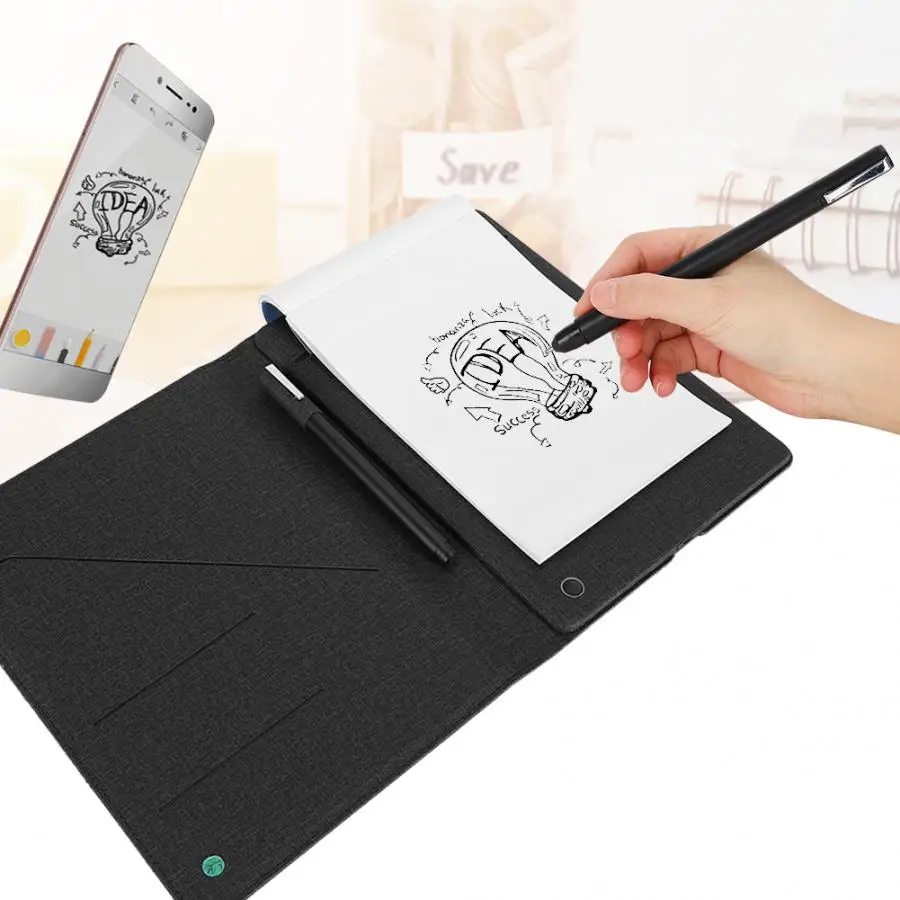 

digital tablets micro usb Black Notebook Digital Drawing Board Intelligent Handwriting Tablet with Bluetooth 4.0 for Android NEW