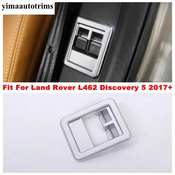 

ABS Rear Seat Adjustment Button Switch Interior Refit Cover Kit Trim Accessories For Land Rover L462 Discovery 5 2017 - 2020