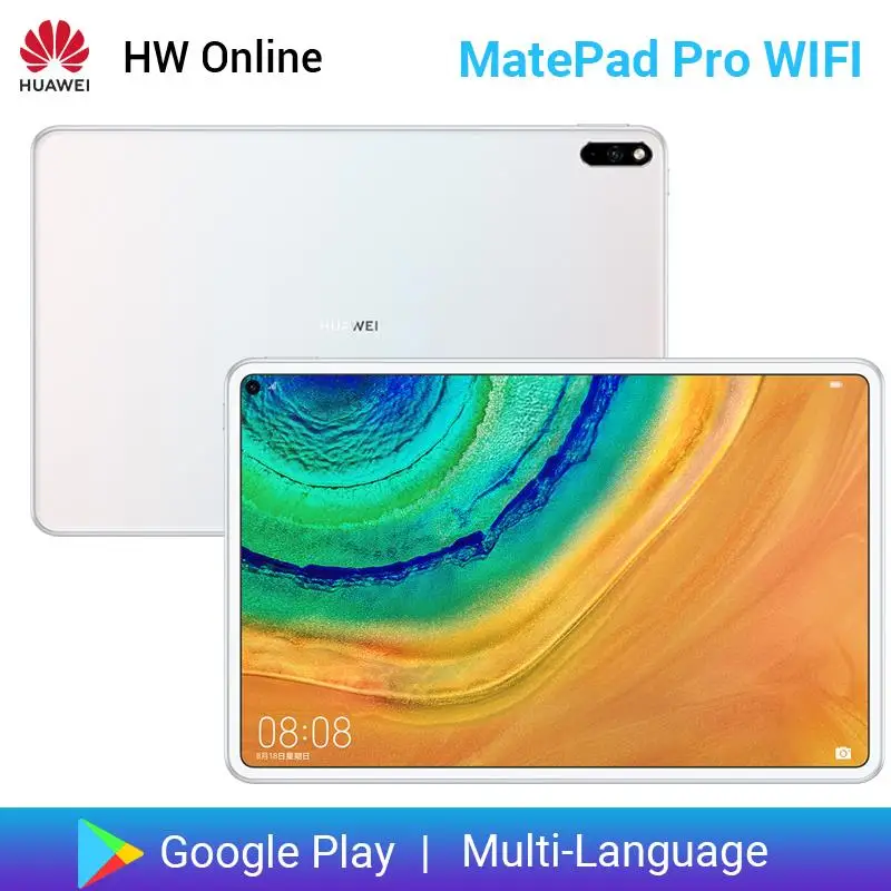 Планшет HUAWEI MatePad Pro 10 8 дюйма Kirin 990 ядер 2560x1600 IPS 7250 мАч Bluetooth 5 1 GPS Google play | Компьютеры