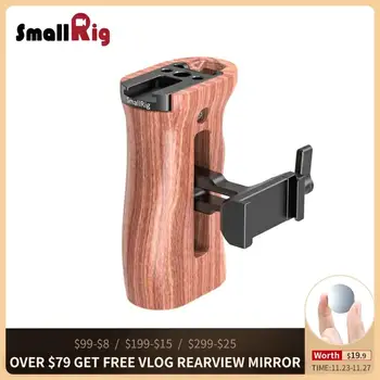 

SmallRig QR Camera L-Bracket Arca Compatible Wooden Side Handle For Nikon Z6 L Plate A7M3 L-Bracket W/ Shoe Mount For DIY 2399