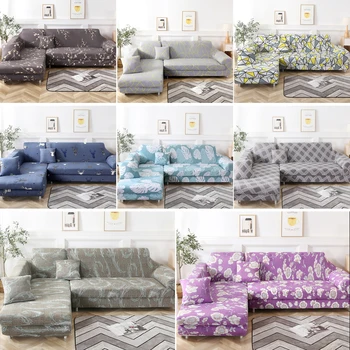 

Corner Sofa Cover For Living Room Elastic Spandex Slipcovers Couch Cover Stretch Sofa Towel Sectional Corner Sofa Capa De Sofa