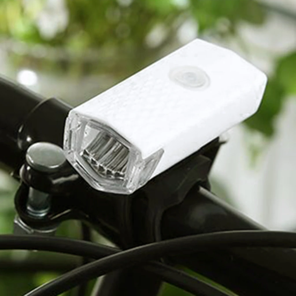 Bike Light IPX6 Waterproof Bike Front Rear Light 300 Lumen 3 Mode Cycling Handlebar Headlight  USB Rechargeable Lamp Torch 