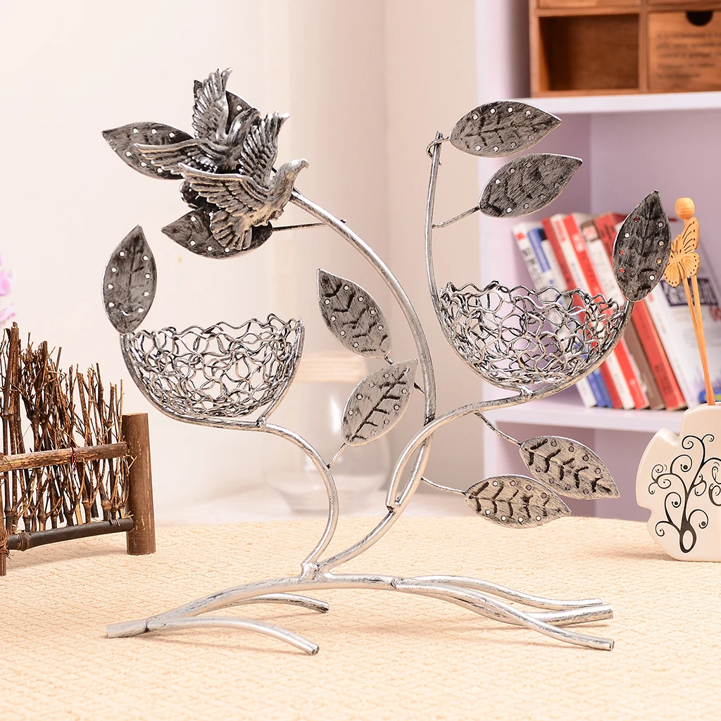 

Jewelry Display Bird Tree Stand Organizer Necklace Ring Earring Holder Rack