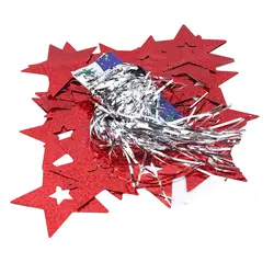 Воздушные шары ленты для свадьбы День рождения лента-лазер DIY вечерние украшения упаковка пятиконечная Звезда блестки воздушные шары