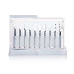 DSPIAE DB-03 Drill Bit 0.3-1.2mm Tungsten Steel Combo Set Model Tool Sliver Hand Tool Hobby Accessory 10Pcs/set