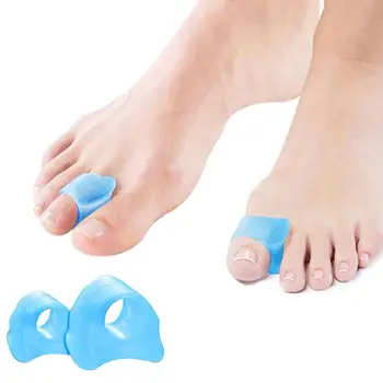 

Blue Soft Bunion Spacers Silicone Gel Toe Separator Valgus Hallux Foot Care Tool Corrector Thumb D6W3